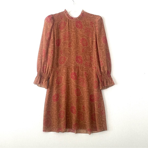 Aritzia Wilfred Swept Floral Mini Dress - Picture 6 of 10